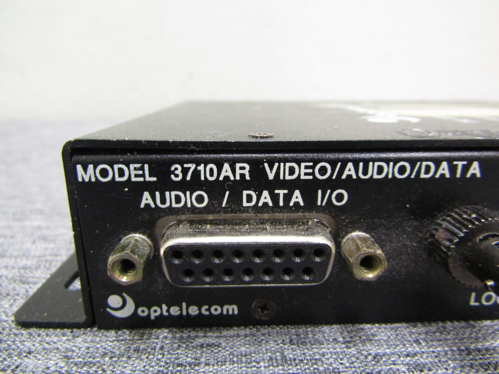 OPTELECOM FIBER OPTIC MODEM MODEL: 3710AR