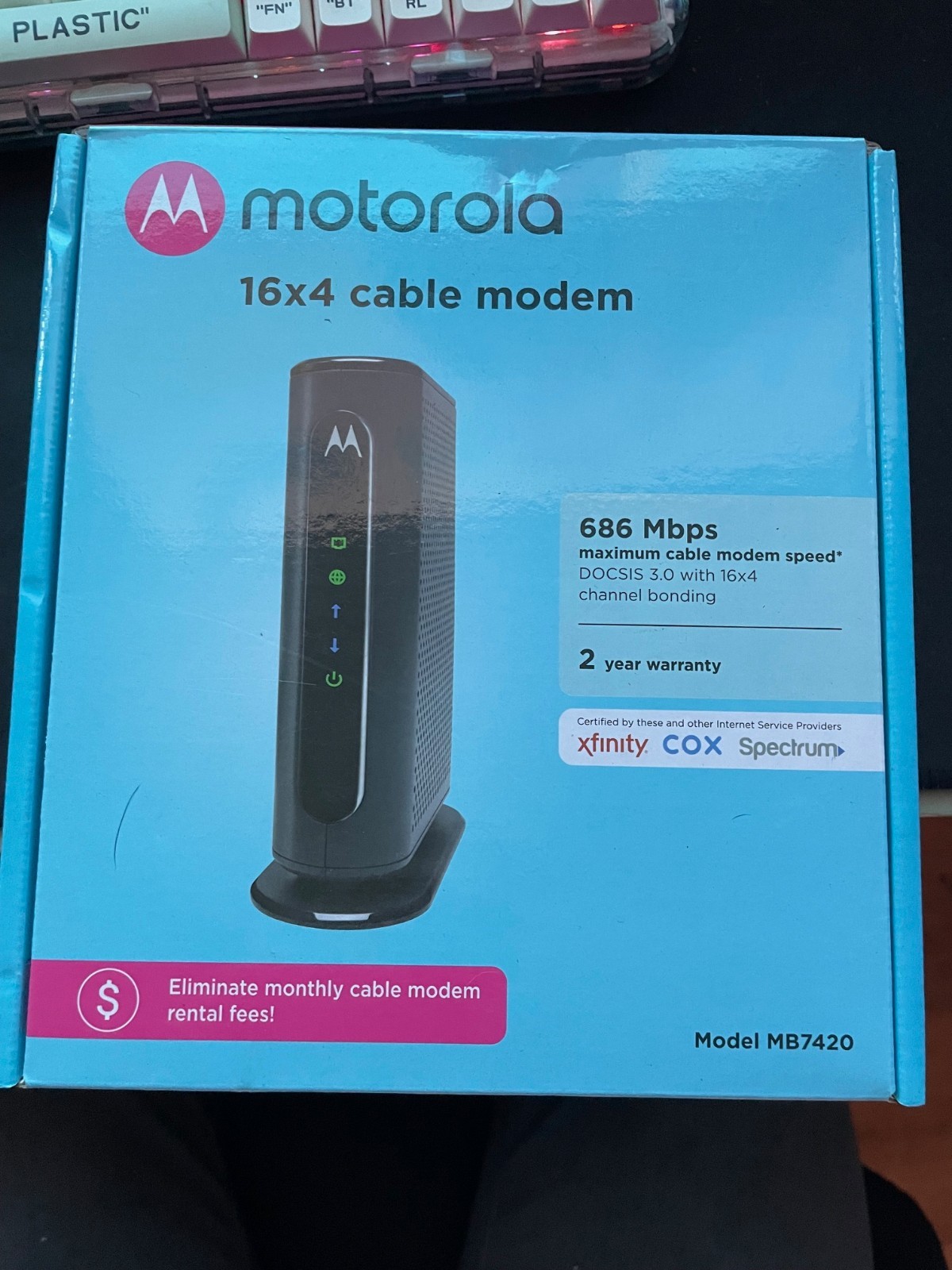 Motorola MB742010 686mbps DOCSIS 3.0 Cable Modem