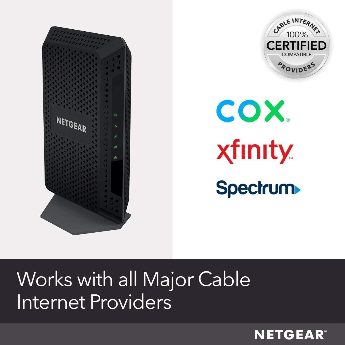 NETGEAR Cable Modem CM600 – Compatible With All Cable Providers DOCSIS 3.0