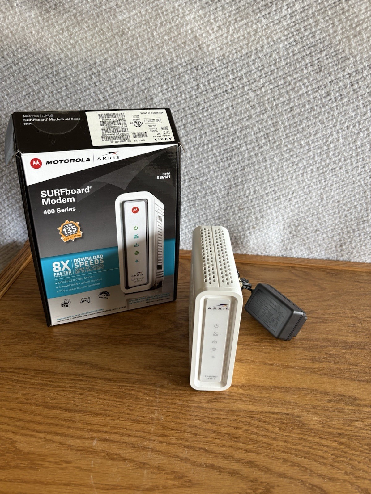 Motorola (ARRIS) SURFboard SB6141 Docsis 3.0 Cable Modem