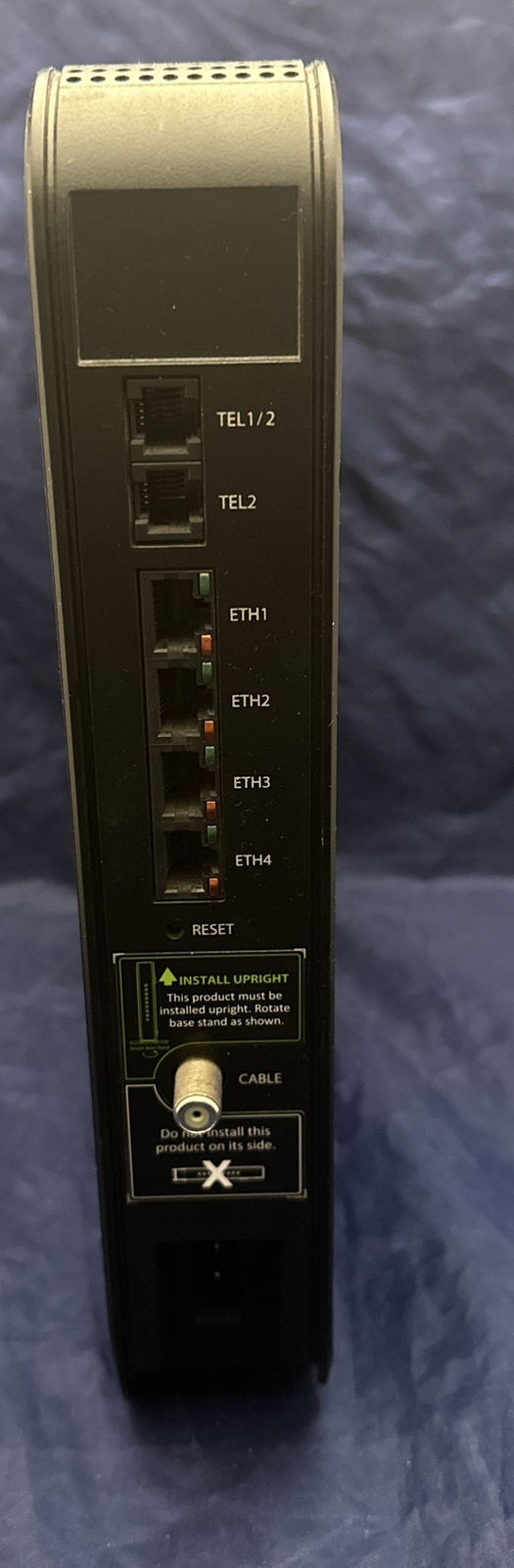 UBEE DVW32CB Wireless Wi-Fi Modem Router Voice Gateway TWC + Wires Combo