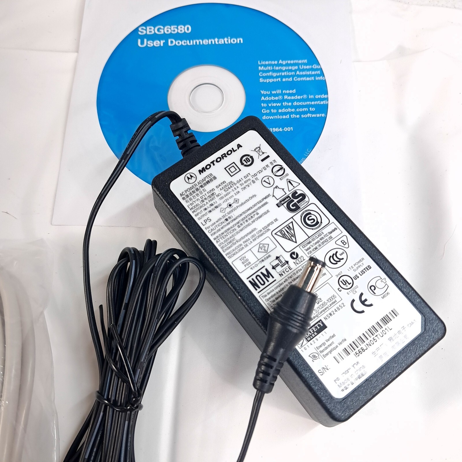Motorola SBG6580 SURFboard eXtreme wireless cable modem gateway DOCSIS 3.0