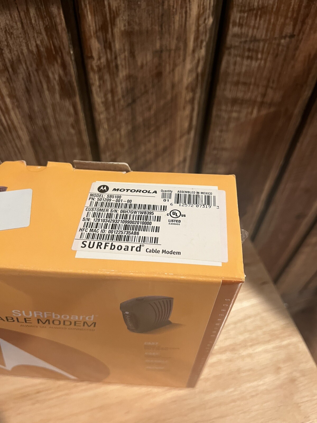 Motorola SURFboard SB5100 Cable Modem 500887-025-00 – Free Shipping