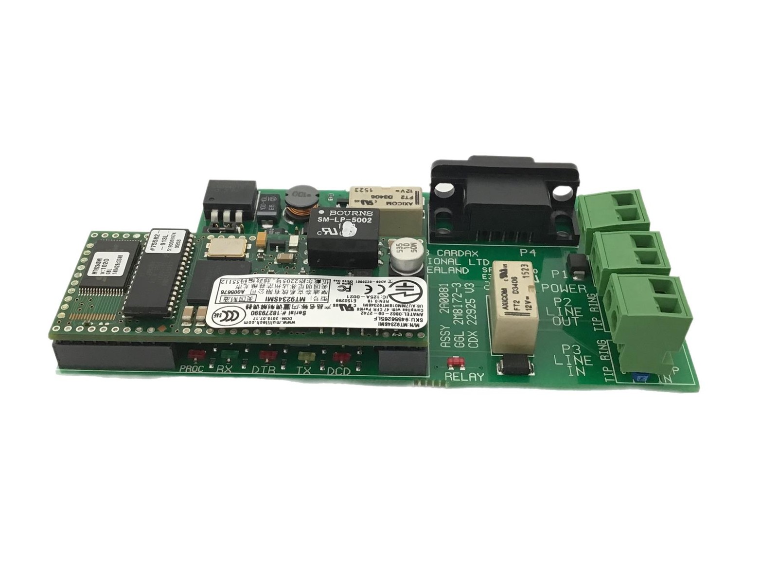 MultiTech MT9234SMI Industrial External Serial V.92 Modem Module Card 5-12V DC