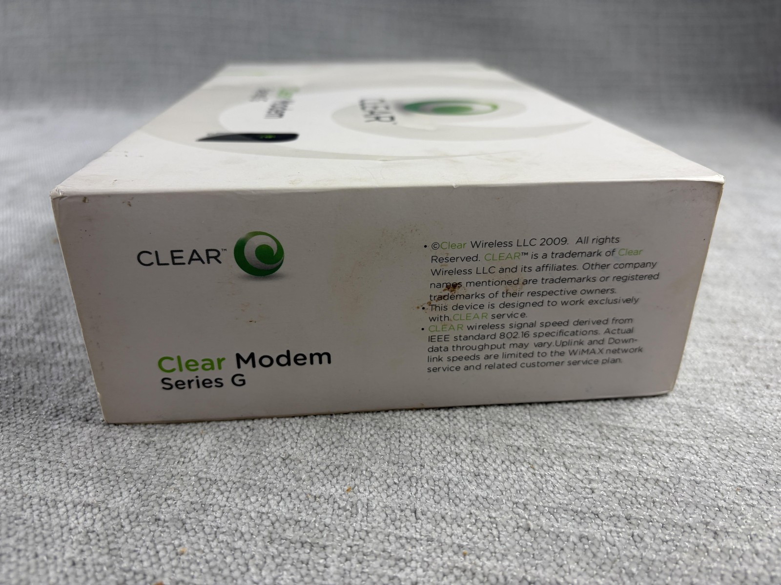 CLEAR Modem Series G Black WiMAX Bridge 1-Port Ethernet As-Is Untested