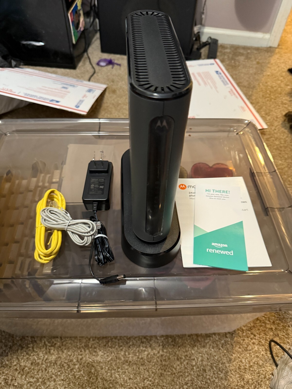 Motorola MT7711 24X8 Cable Modem and AC1900 Dual Band Wi-Fi Gigabit Router