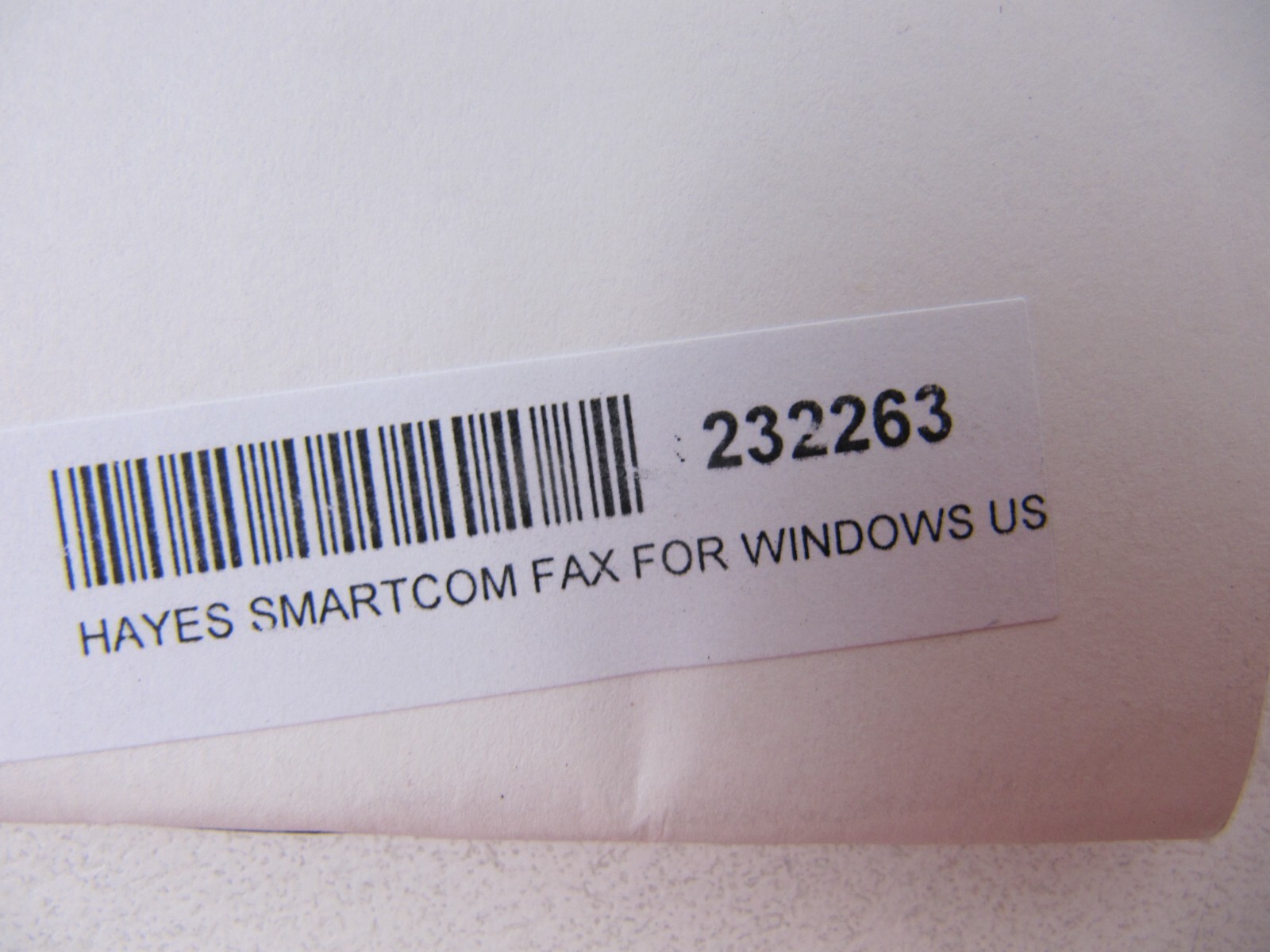 HAYES SMARTCOM FAX MODEM USER MANUAL GUIDE INSTRUCTION FOR WINDOWS Genuine Rare!
