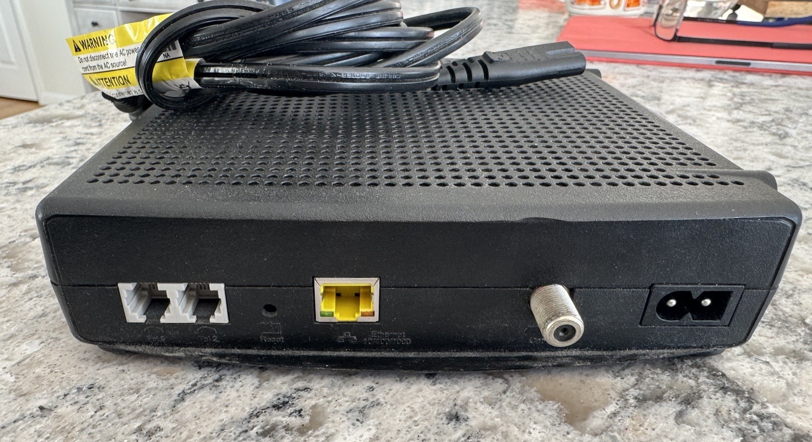 ARRIS TM1602A Cable Internet Phone Modem With Cord ~ Charter Spectrum, Optimum