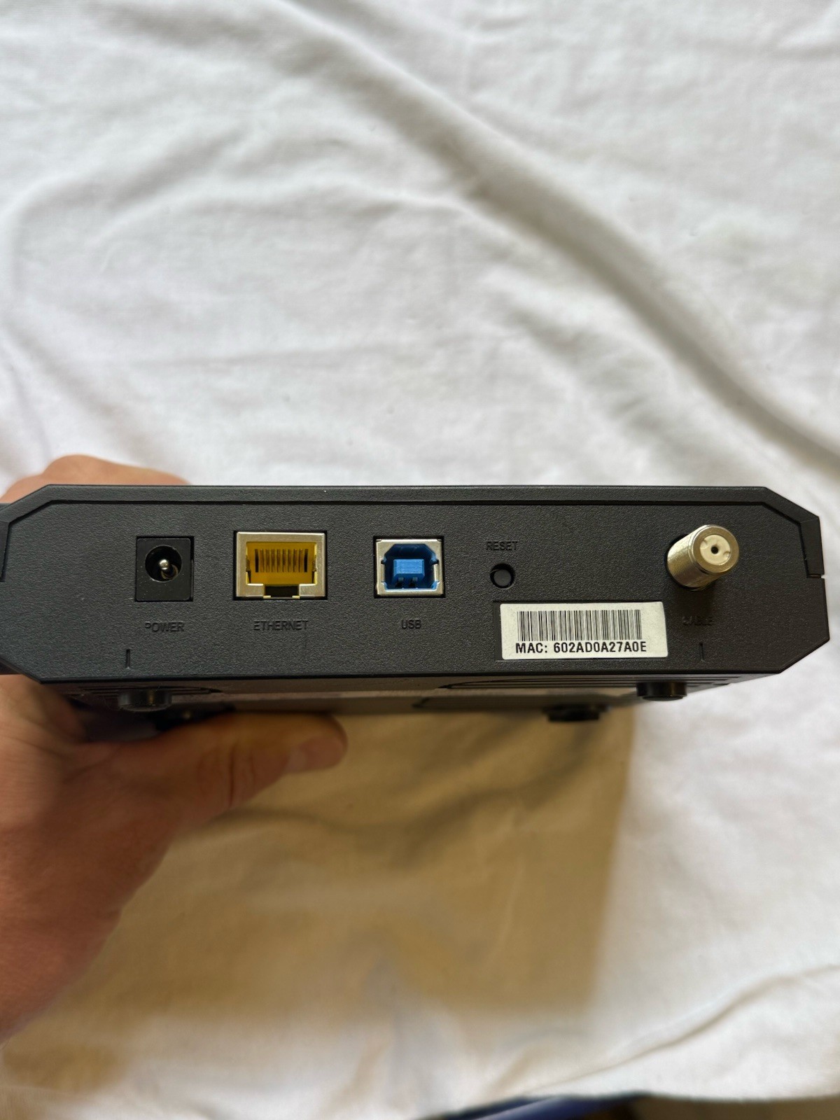 Cisco DPC3010 Cable Modem With Power Cord Black – Works!