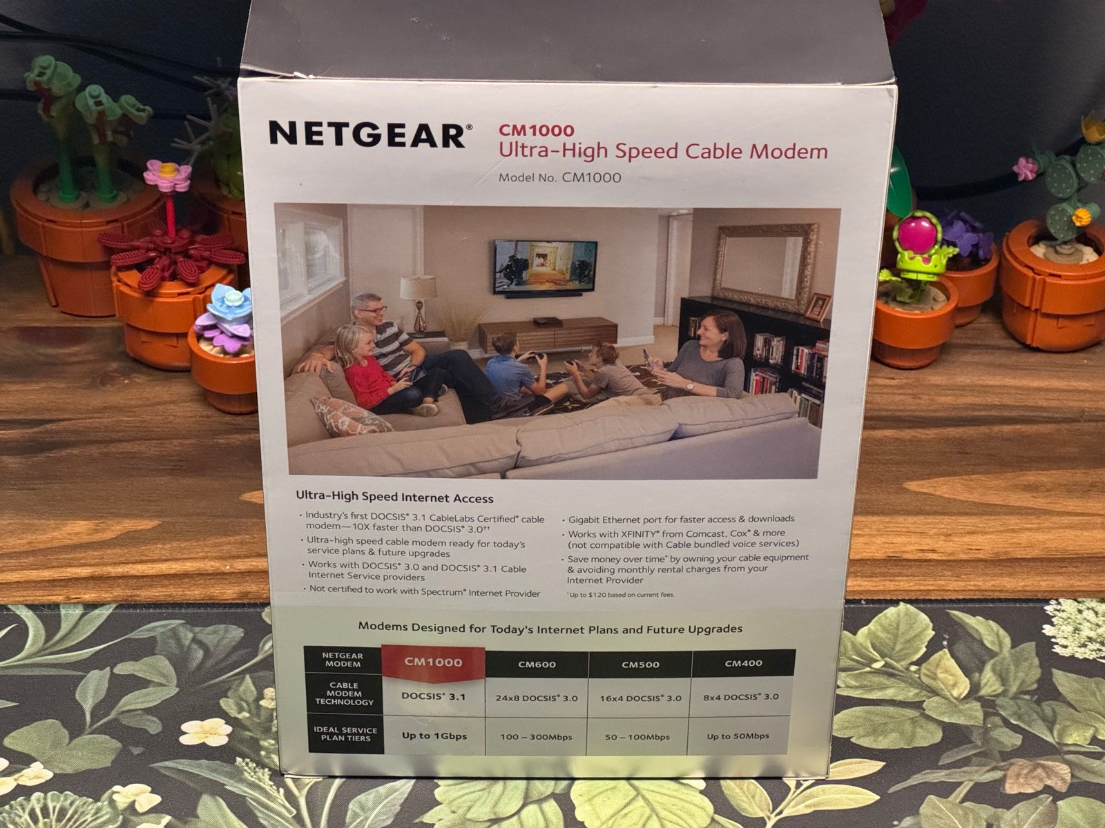 NETGEAR CM1000 DOCSIS 1000Mbps Cable Modem (CM1000-1AZNAS)