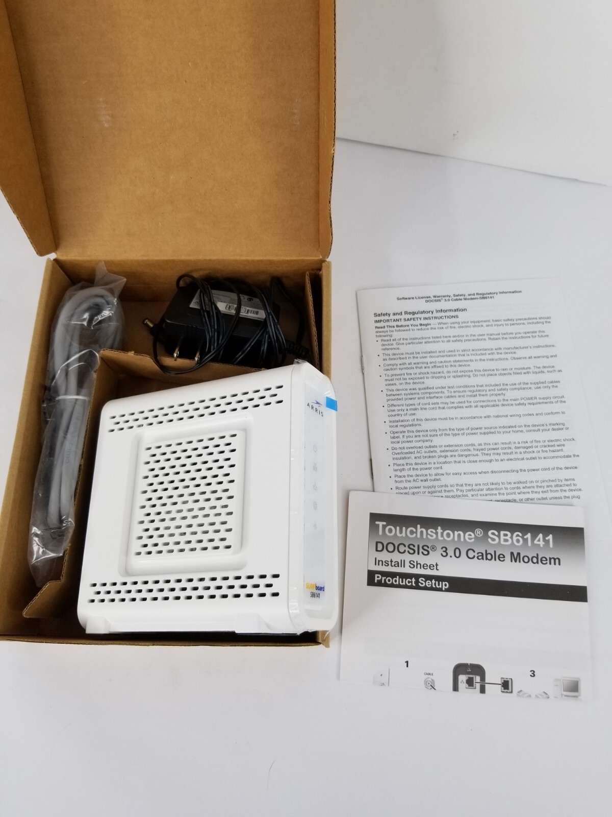 ARRIS Motorola SB6141 DOCSIS 3.0 Cable Modem