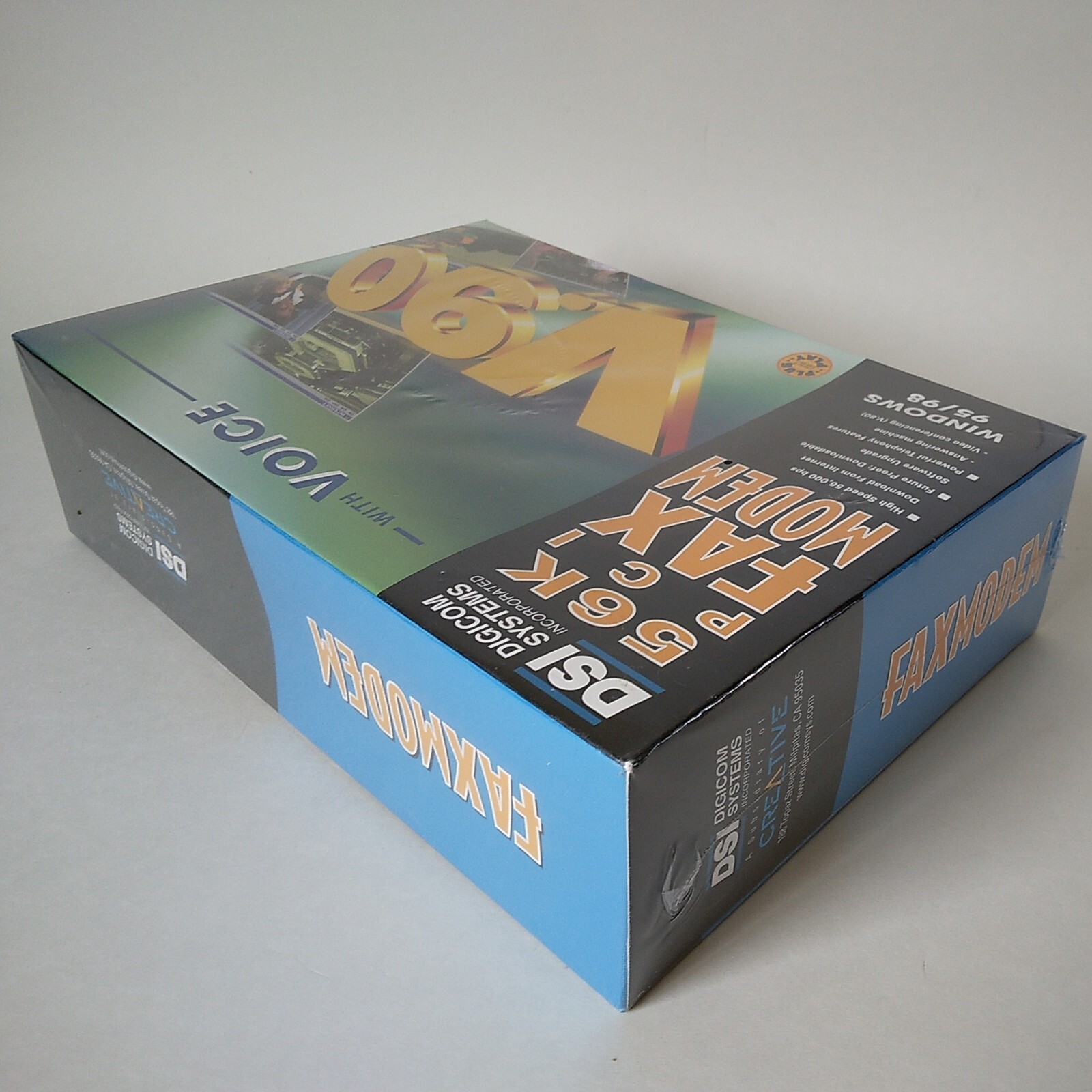 Digicom Systems V.90 56K Internal PCI Fax Modem For Windows 95/98 New In Package