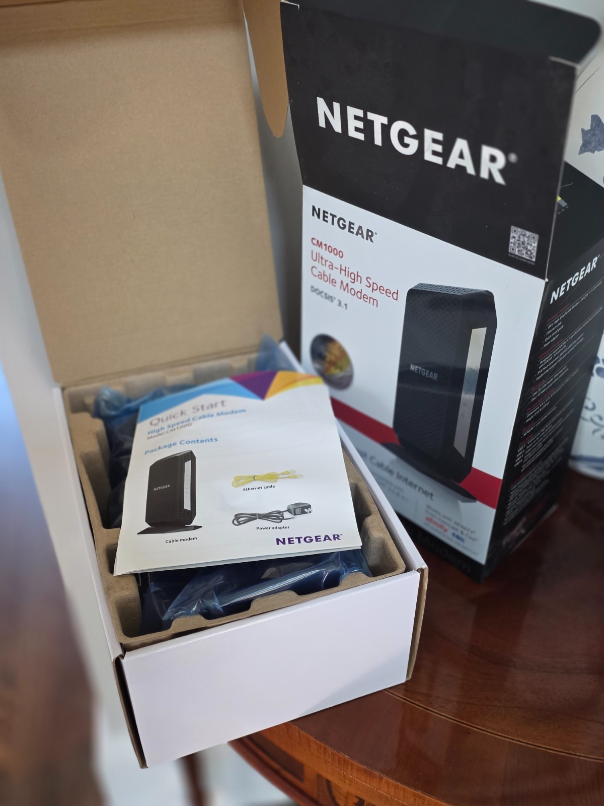 NETGEAR CM1000 Wired-Ethernet Cable Modem (Xfinity)