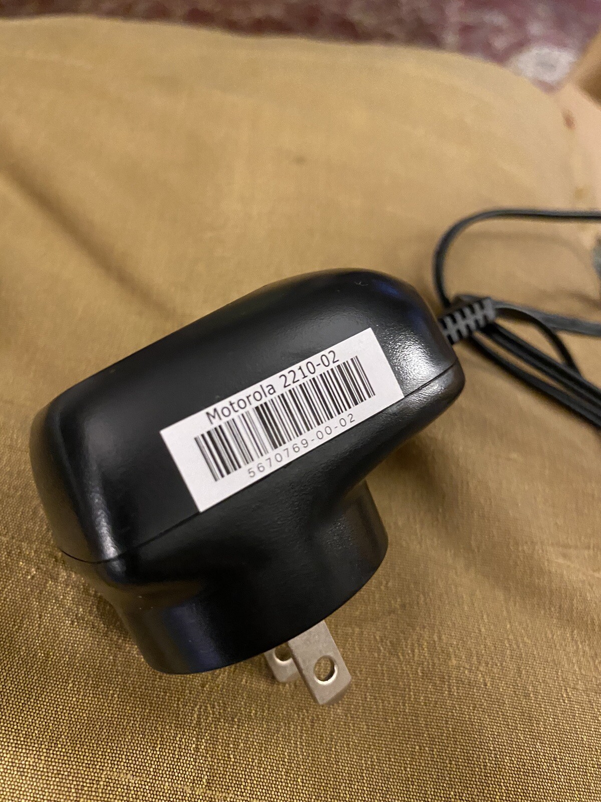Motorola 2210-02-1006 High Speed Internet DSL Modem, Power Supply Adapter, Cable
