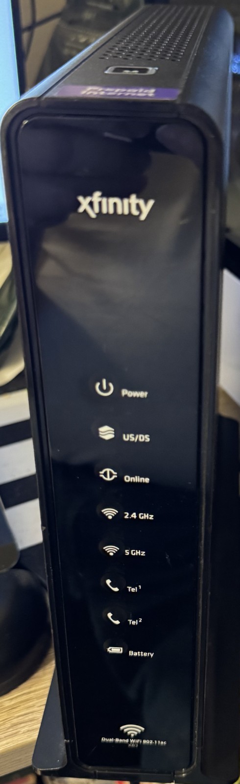 ARRIS TG1682G Wireless Modem Router – Black
