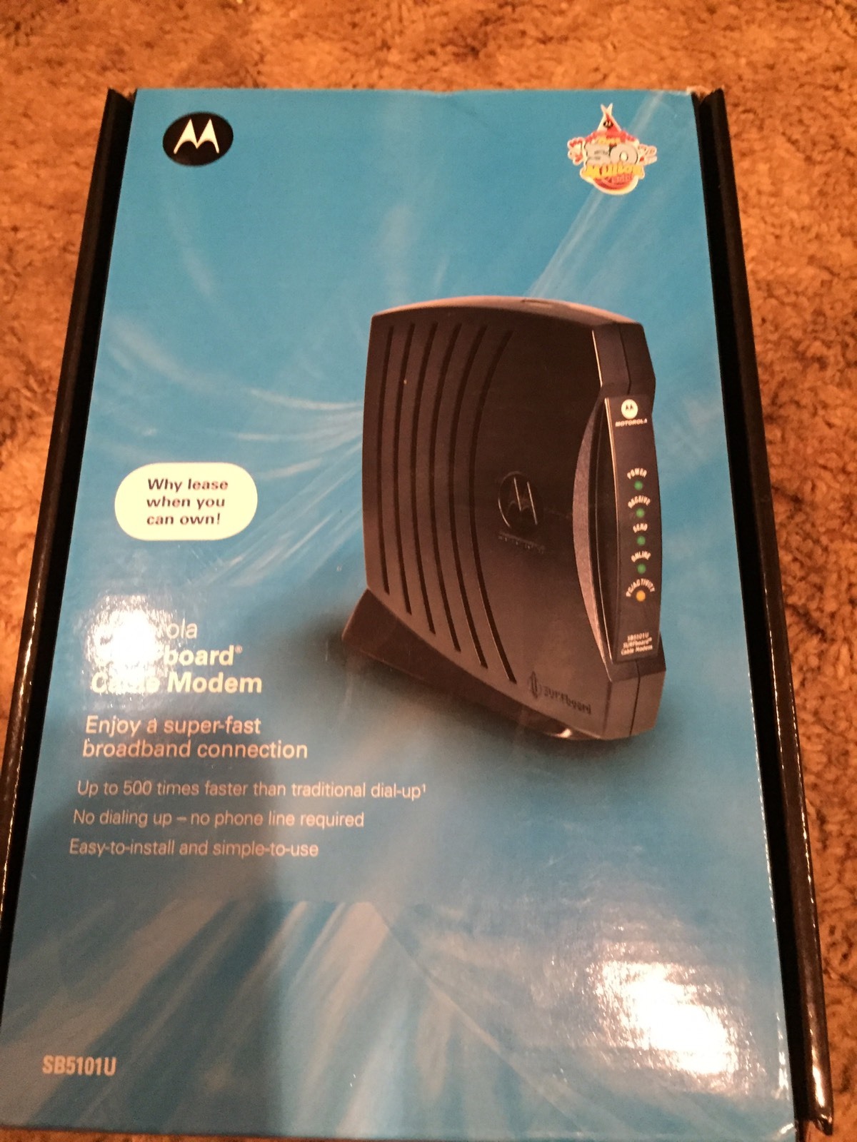 Motorola SURFboard SB5101U Docsis 2.0 Cable Modem