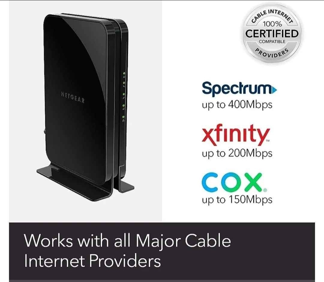 NETGEAR CM500 Black Cable Modem