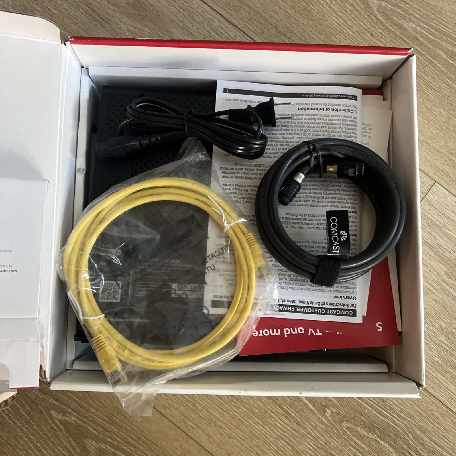 XFINITY Internet Prepaid Starter Kit Arris TG862G router