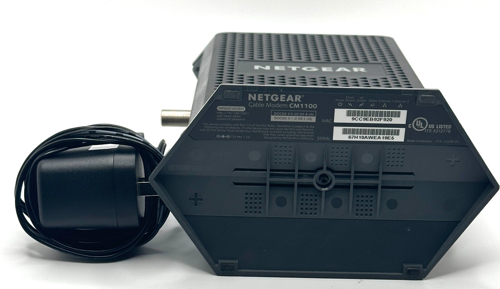 NETGEAR Nighthawk CM1100 Cable Modem