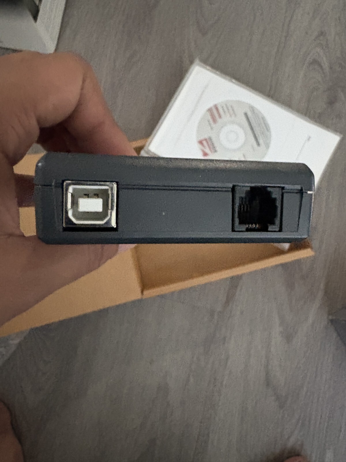 56K V.92/V.90 USB Mini External Modem, Model 3090