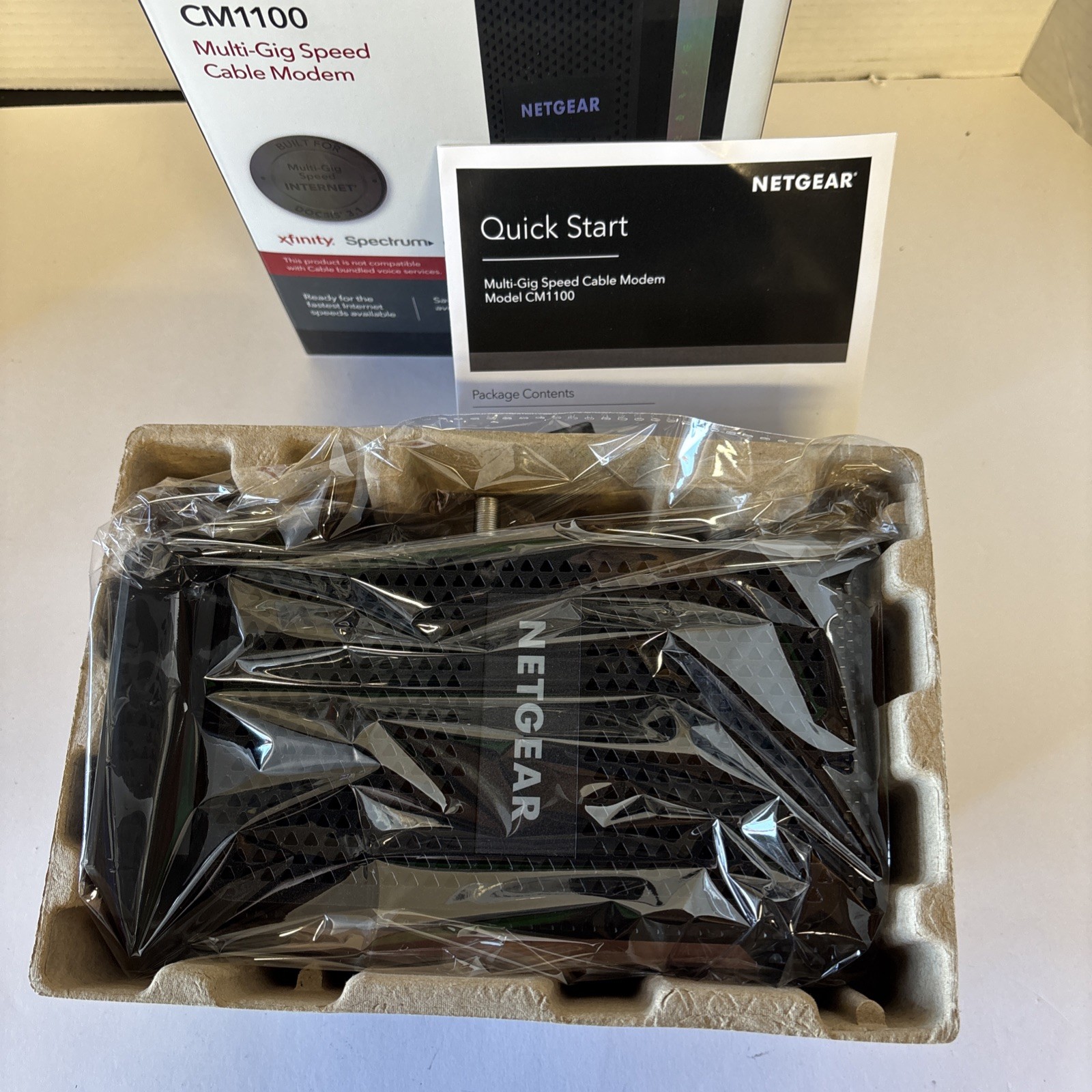 NETGEAR NIGHTHAWK CM1100 Cable Modem DOCSIS 3.1 Multi-Gig SpeedModem🔥🔥