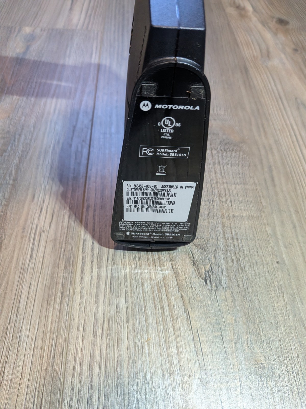 Motorola SB5101N Surfboard Cable Modem Only