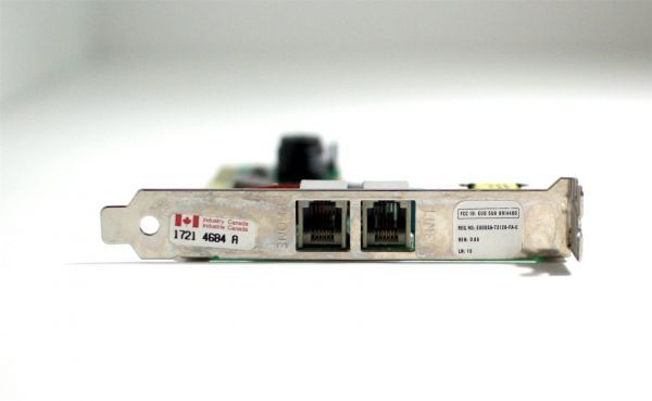 Isa modem fcc id: eud 5u9 br14480 (rockwell rc224atl chipset) reg.no:eudusa-731
