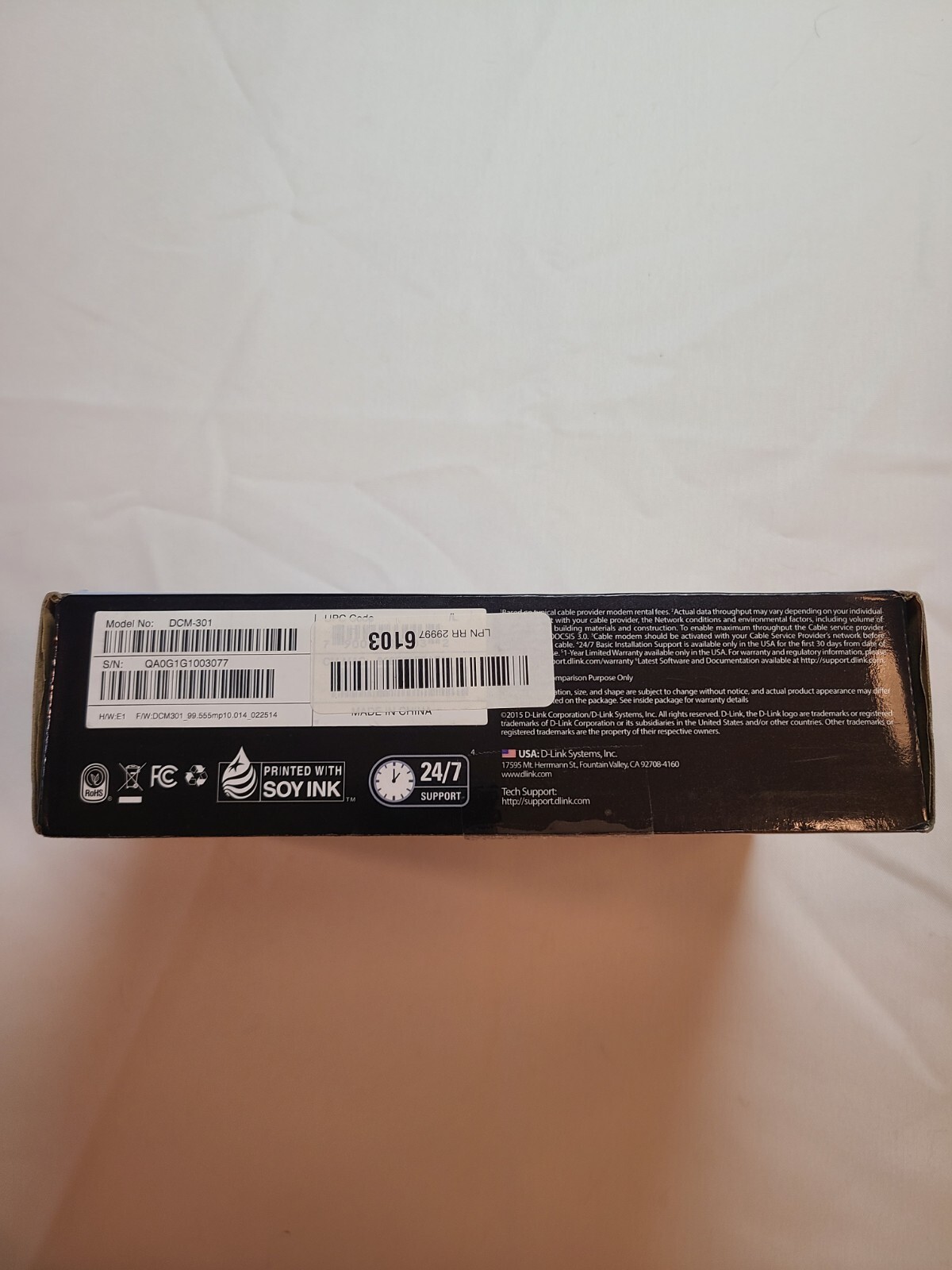 D-Link DOCSIS 3.0 Cable Modem (DCM-301) New in Box