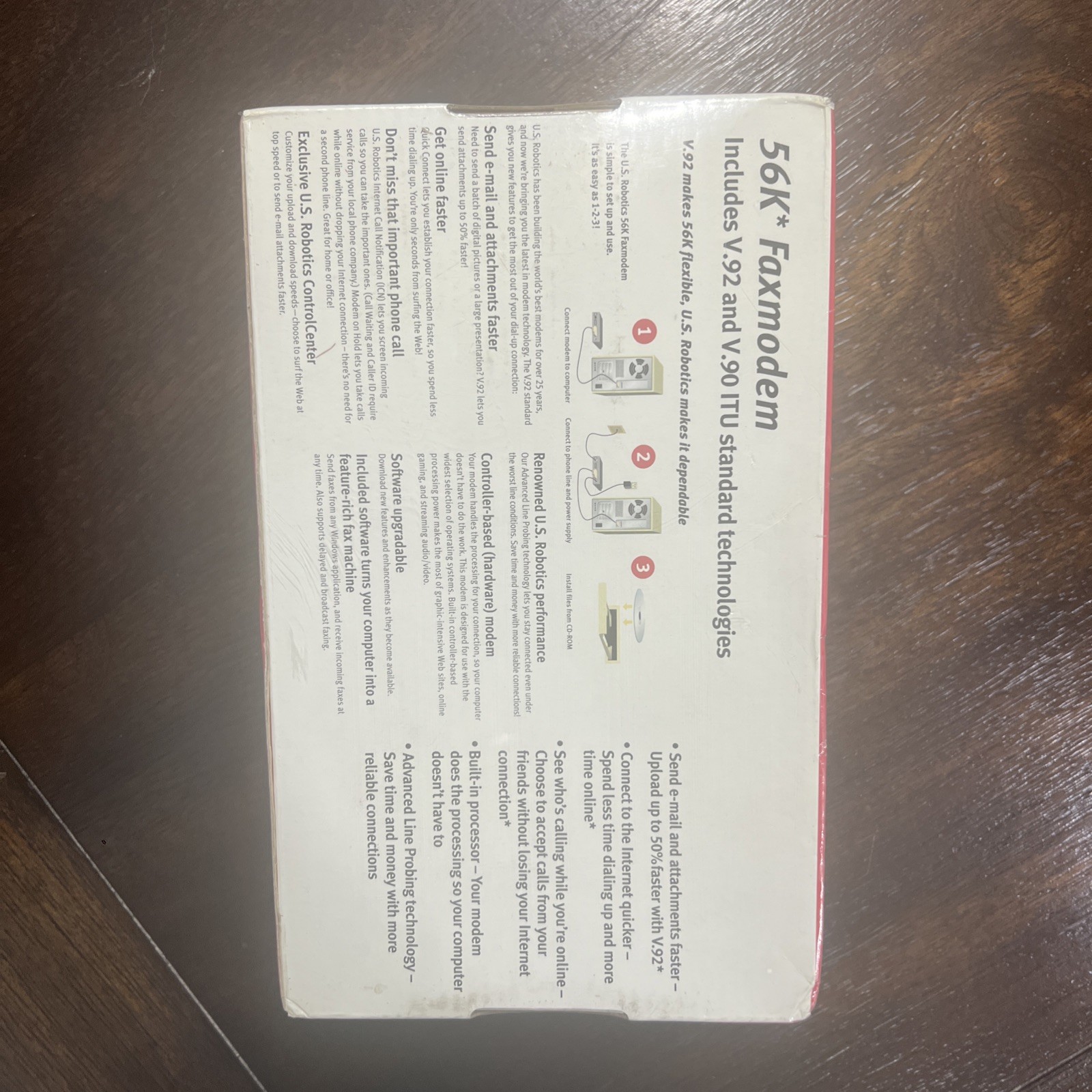 USRobotics 56K V.92/V.90 Dial-Up Faxmodem (USR5686E)