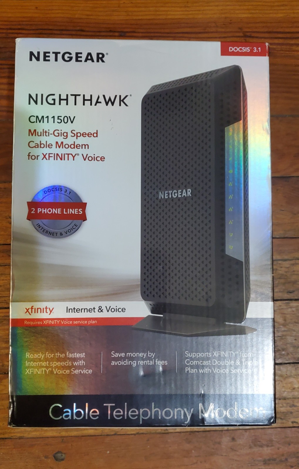 Netgear Night Hawk CM1150V DOCSIS 3.1 XFINITY Modem gently used $74.58