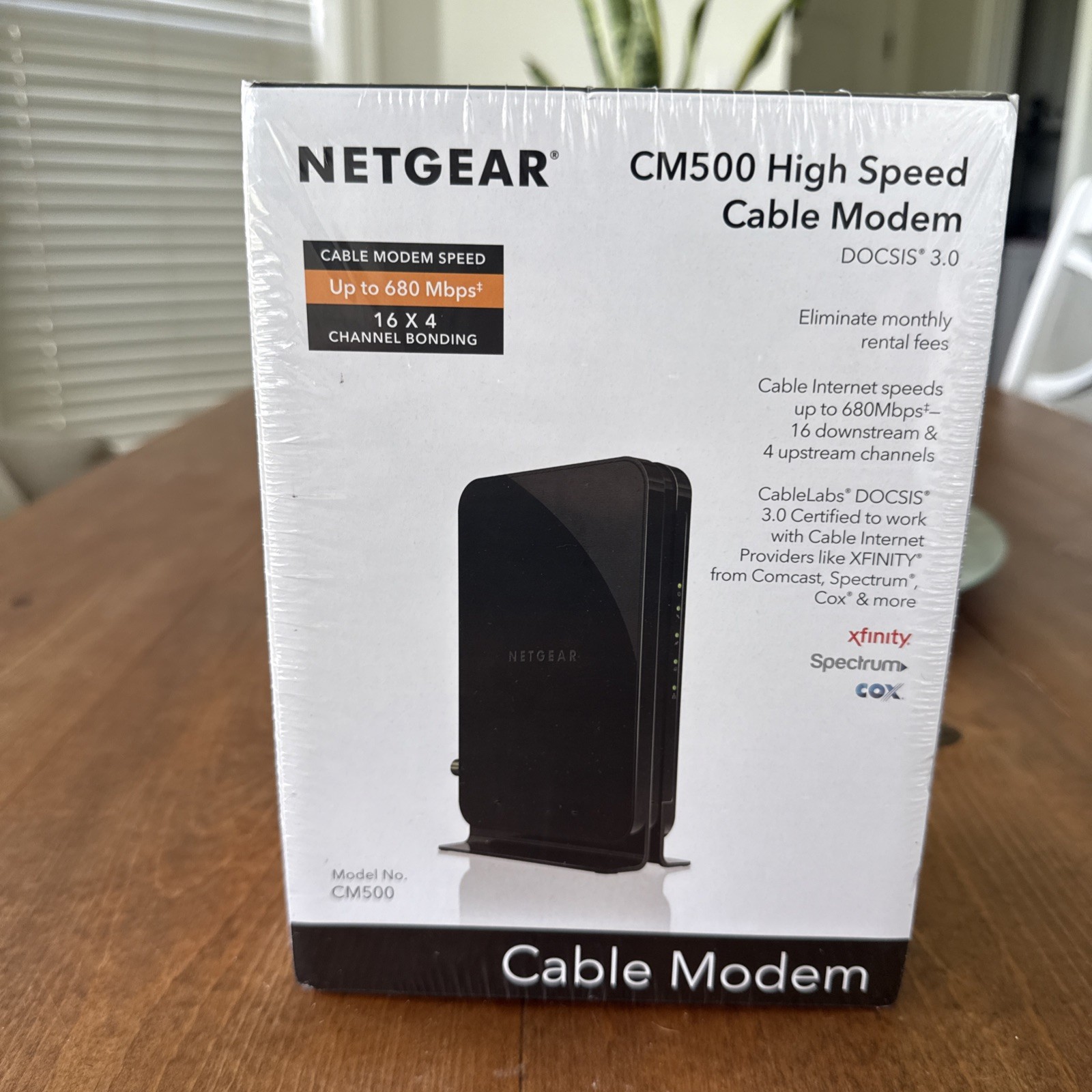Netgear CM500 DOCSIS 3.0 680 Mbps High Speed Cable Modem 2 Pack