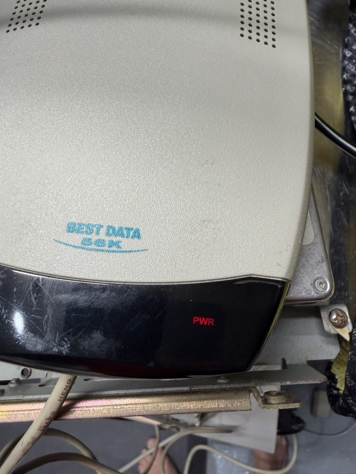Best Data Smart One 56K External Fax Modem w Apple Mac Macintosh Serial Cable