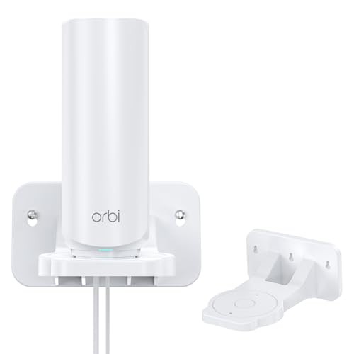 Orbi WiFi 7 Wall Mount Kit – ABS Bracket – White – 1 Pack