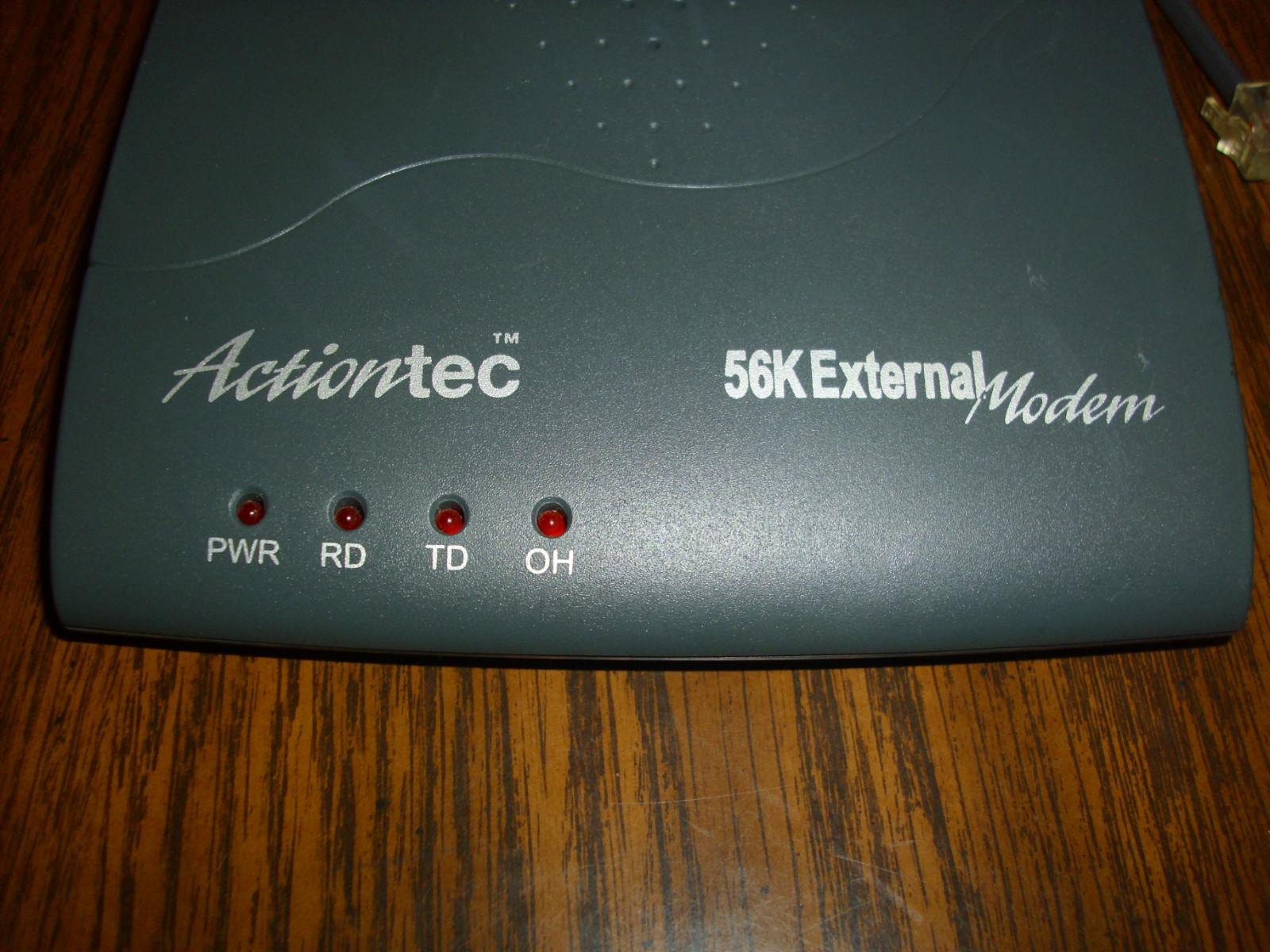 Action Tec 56K External Modem – EX560LKA with Disc , Phone & Power cords-Works