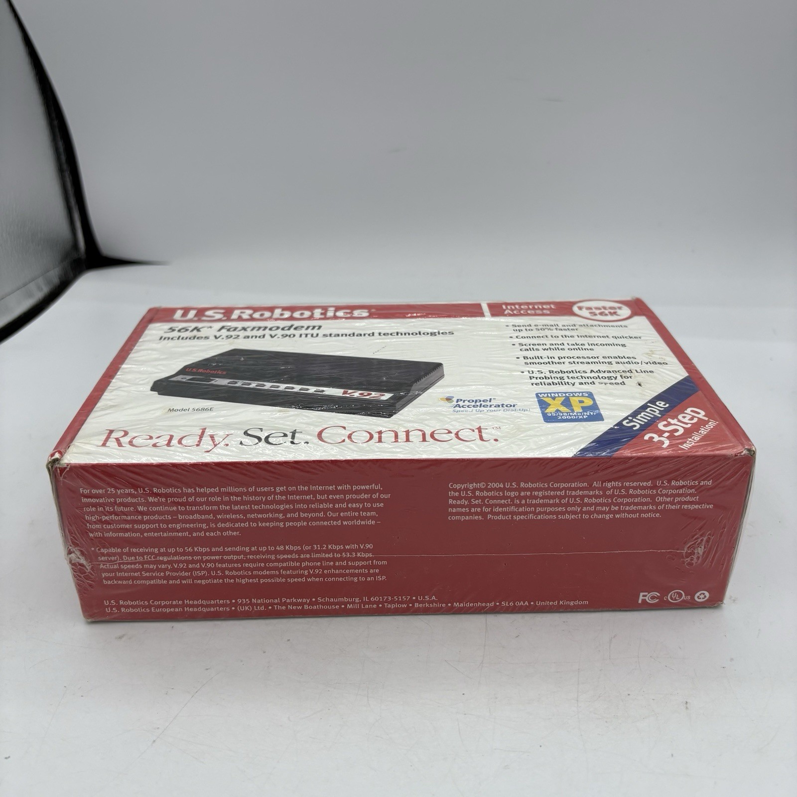 US Robotics 5686E 56K V.92 V.90 ITU Fax modem Factory Sealed
