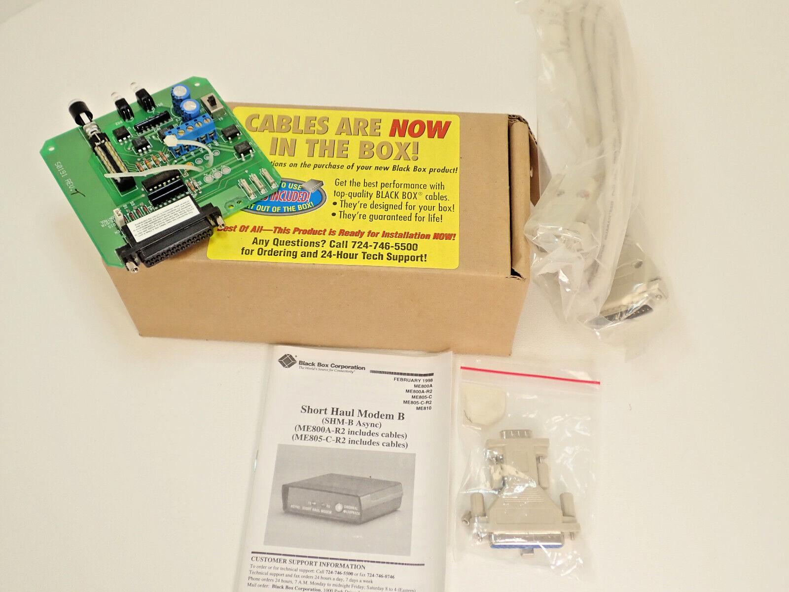 1 – BLACK BOX ME805C-R2 SHORT-HAUL MODEM B