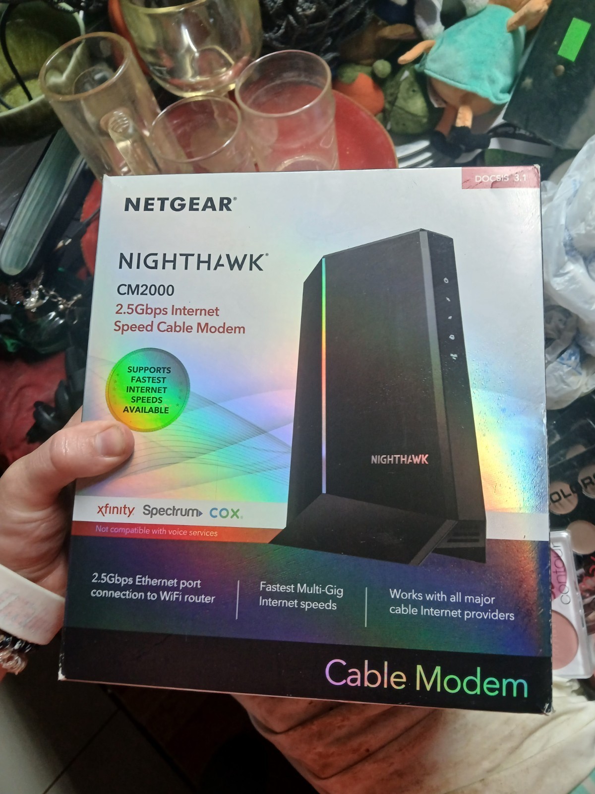 Netgear Nighthawk CM2000 cable modem supports DOCSIS 3.1 technology