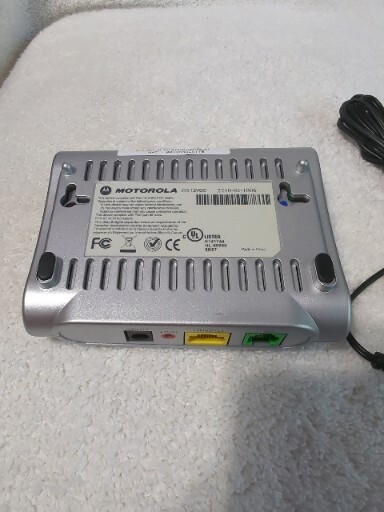 Motorola 2210-02-1006 High Speed Internet Modem With DSL Power Cord Included