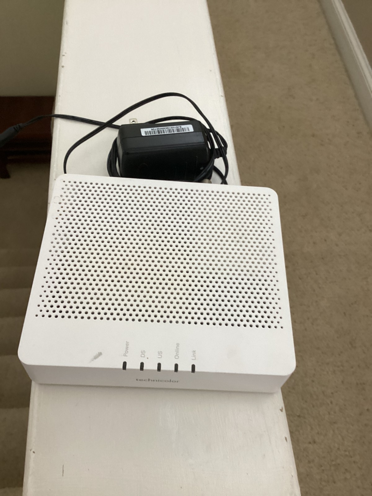 Technicolor Ultra-Broadband Cable Modem – Model TC4400-AM with power cord used