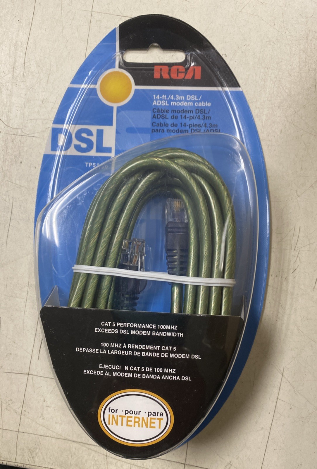 6 RCA 14ft. ADSL Modem Cable