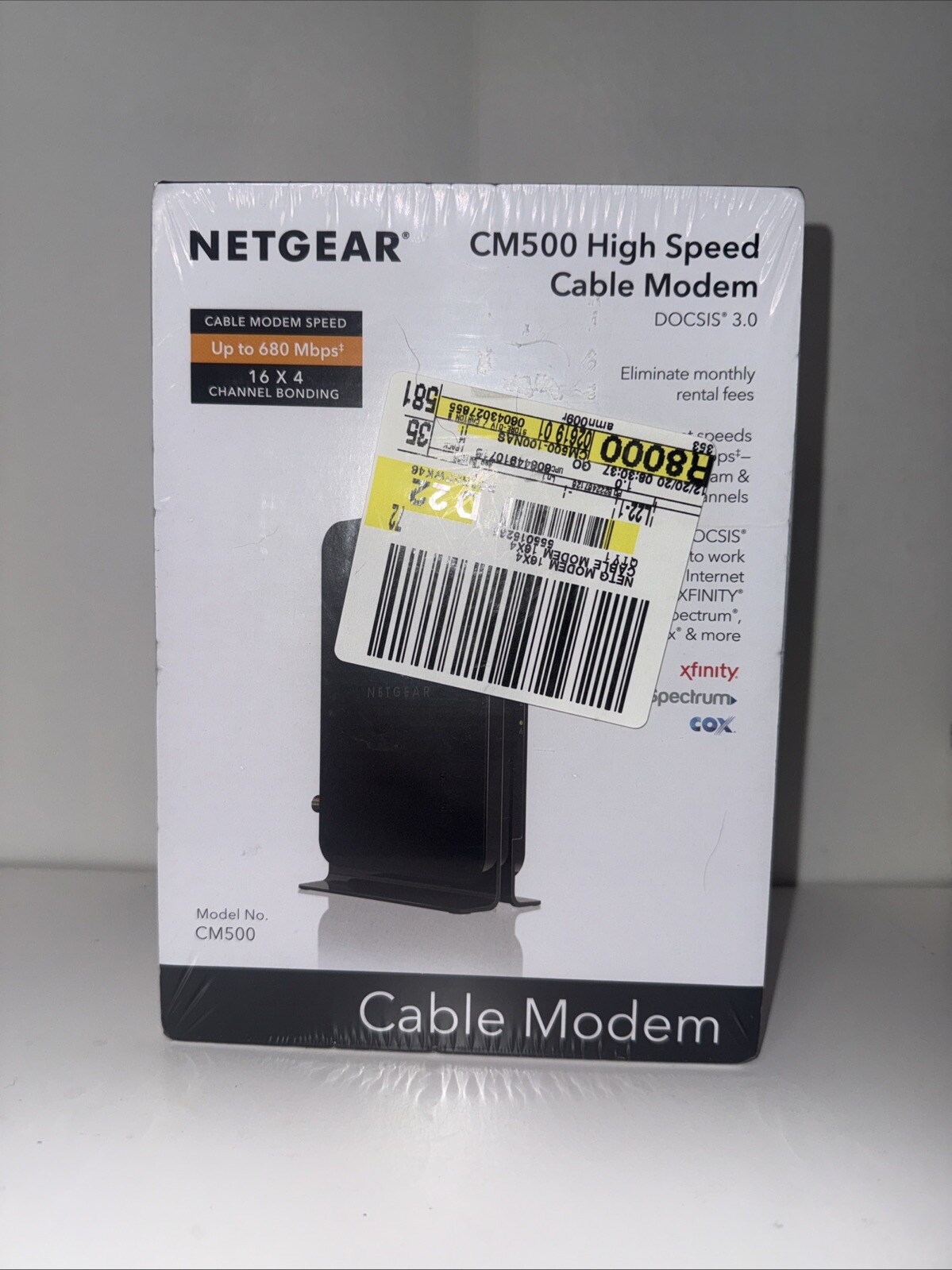 NEW ~ NETGEAR CM500 High Speed Cable Modem, DOCSIS 3.0 Xfinity, Cox, Spectrum