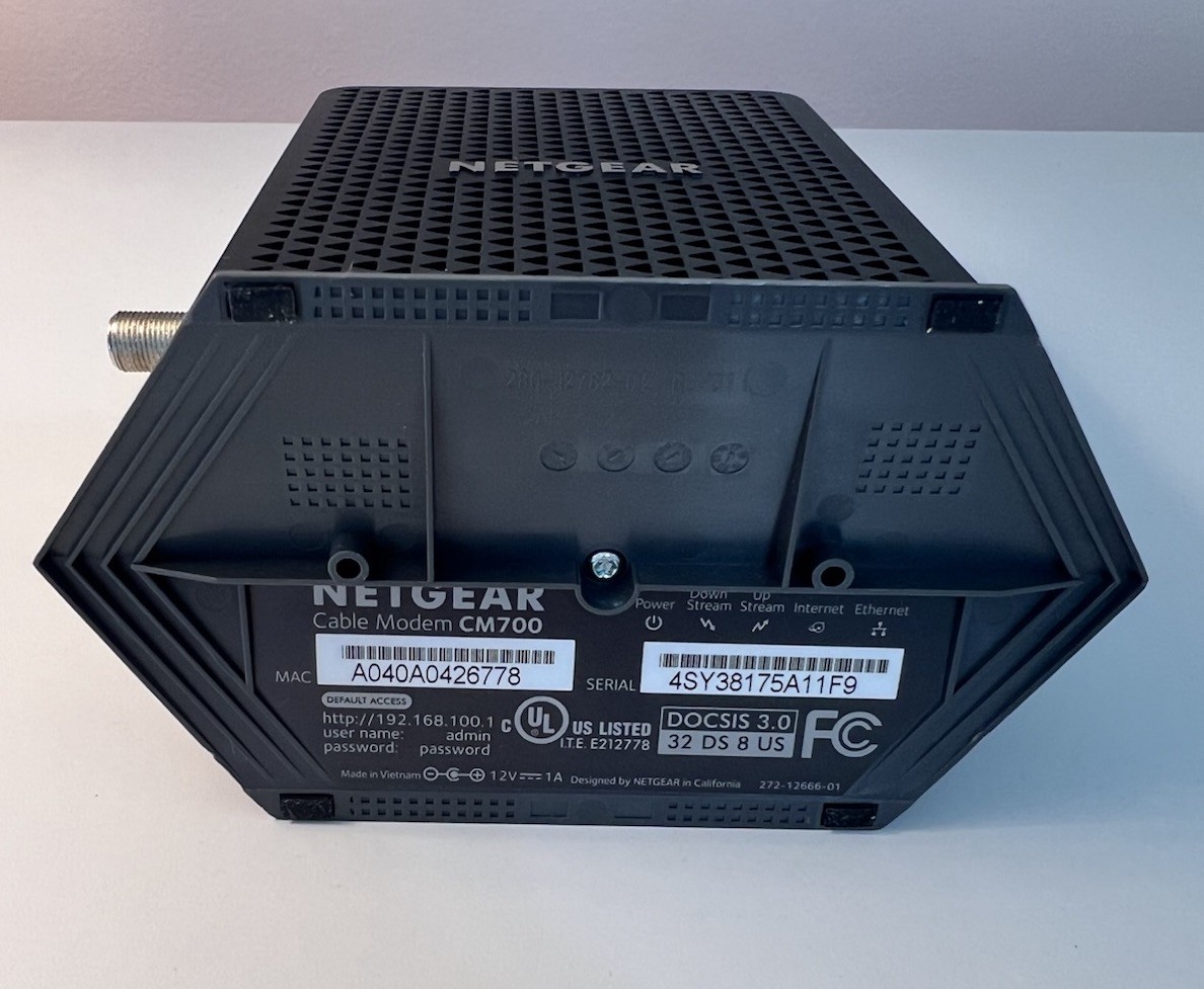 NETGEAR CM700 High Speed Cable Modem