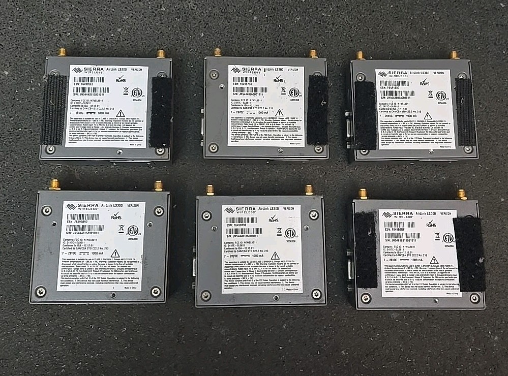 6x Lot Sierra Wireless AirLink LS300 Verizon Wireless, Grey