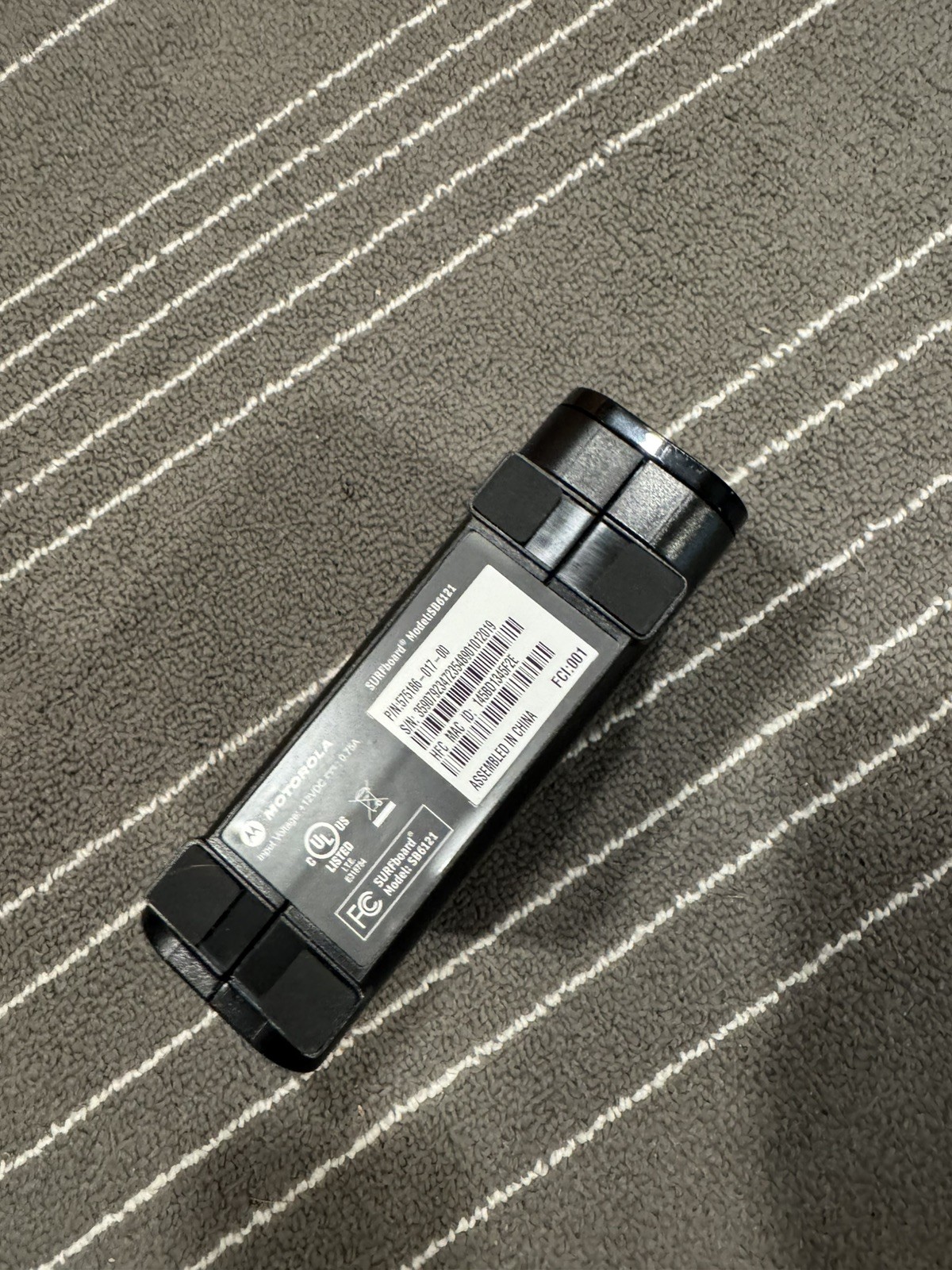 Motorola SURFboard eXtreme (SB6121) 222.64 Mbps