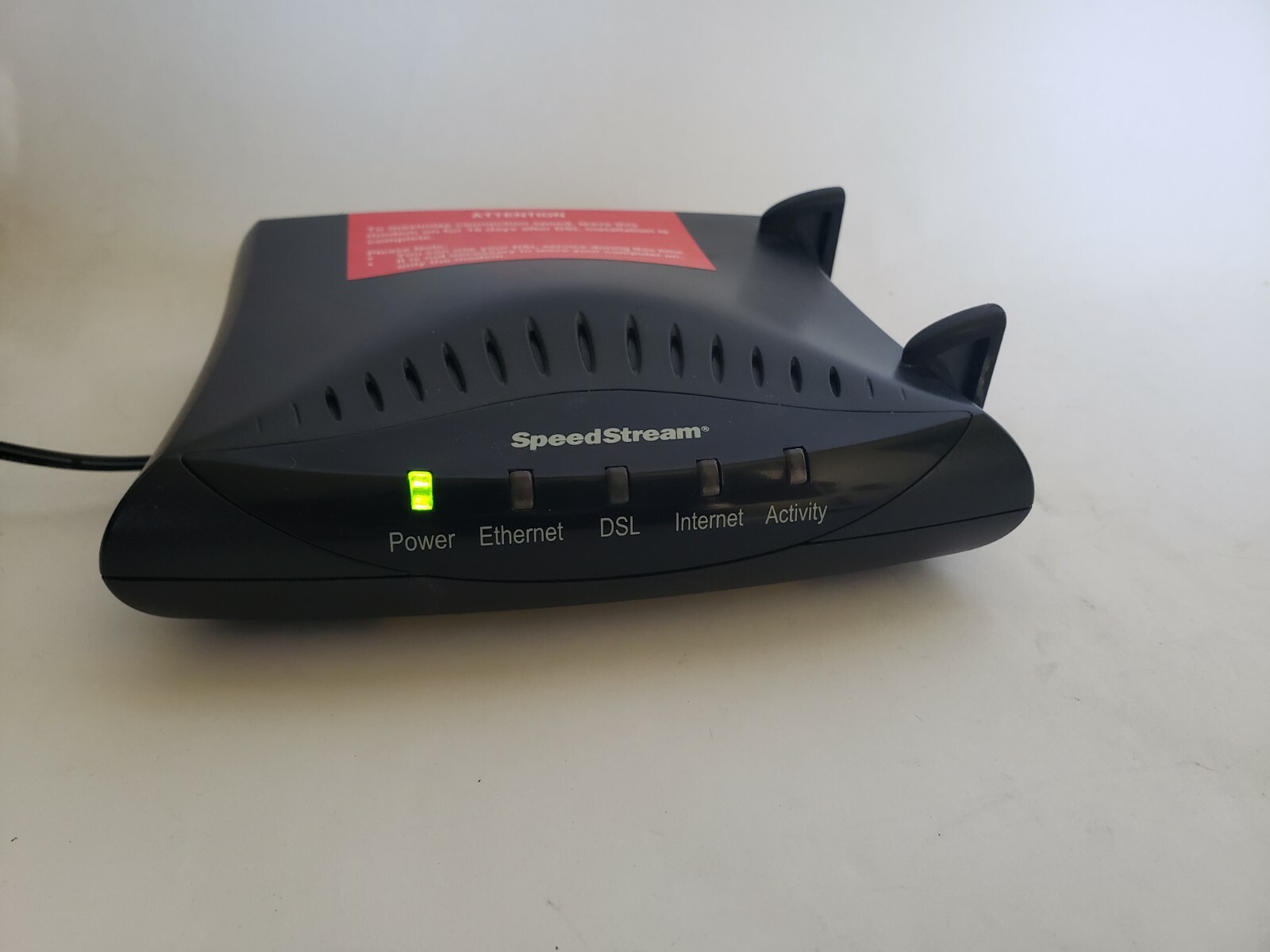 Siemens Efficient Networks SpeedStream 5100 Ethernet ADSL Modem w/ AC Adapter