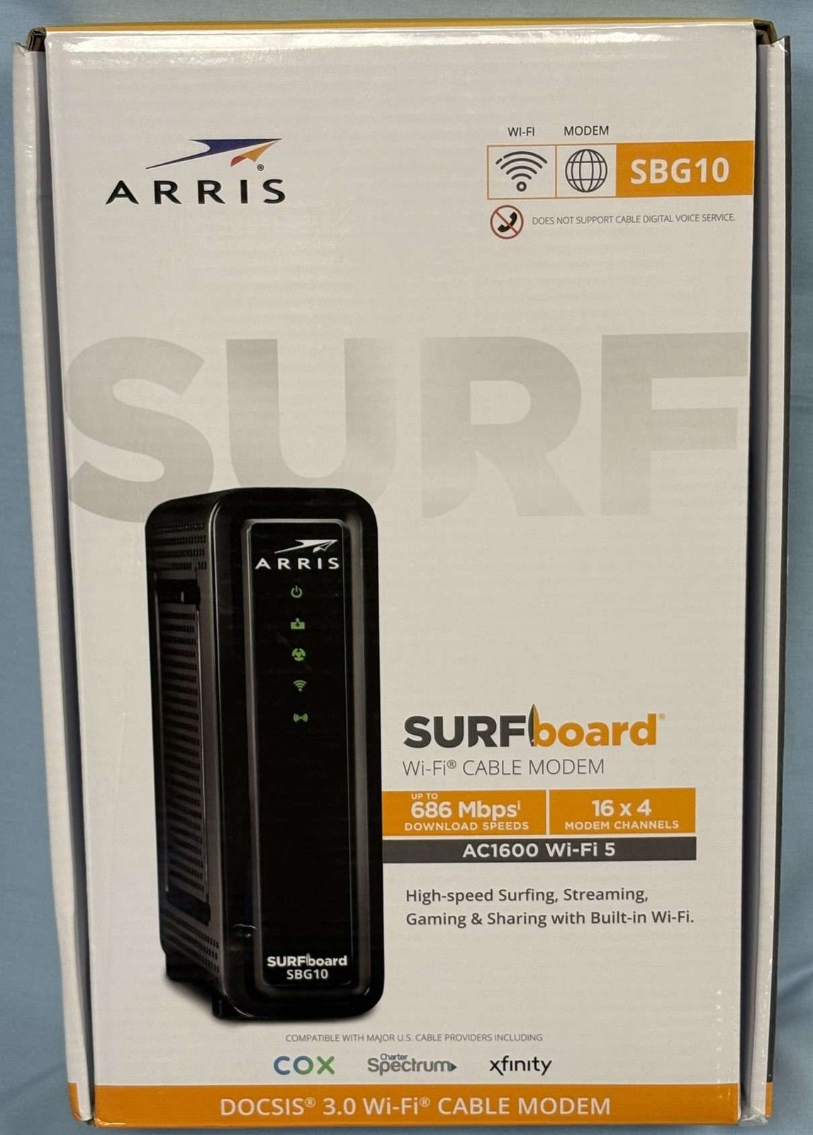Arris Surfboard SBG10 Cable Modem and Wi-Fi NEW! #1
