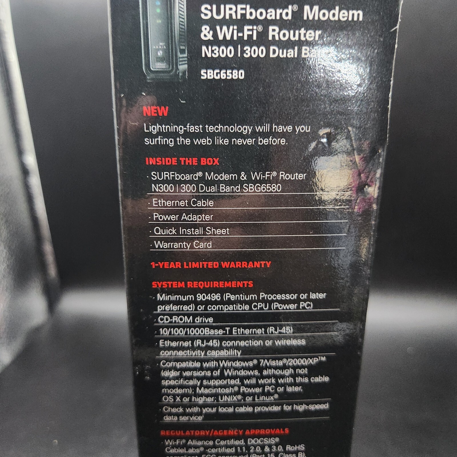 Motorola SBG6580 DOCSIS 3.0 Modem Router Comcast Xfinity