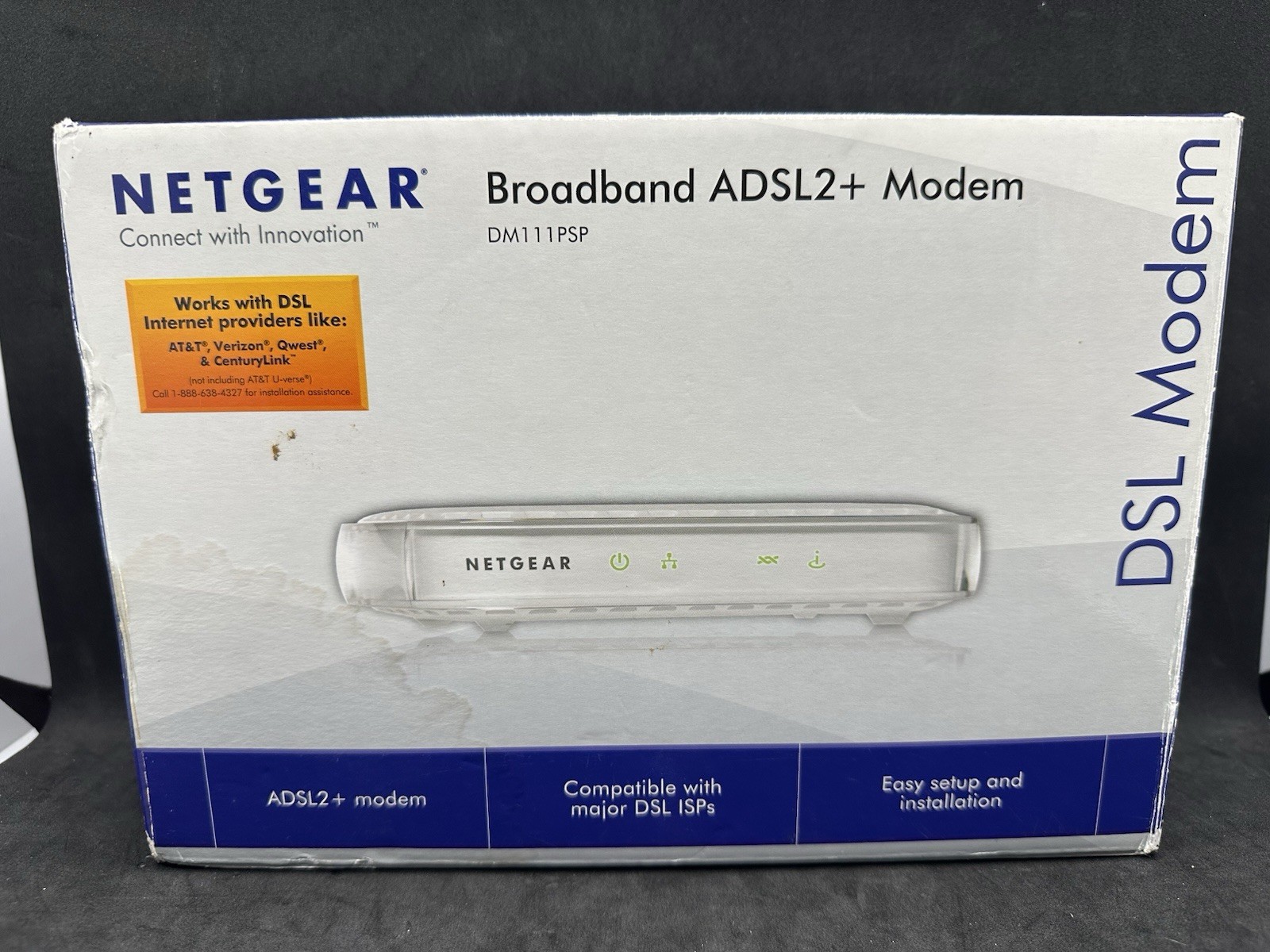 NETGEAR Broadband ADSL2+ Modem DM111PSP DSL Modem Never Used