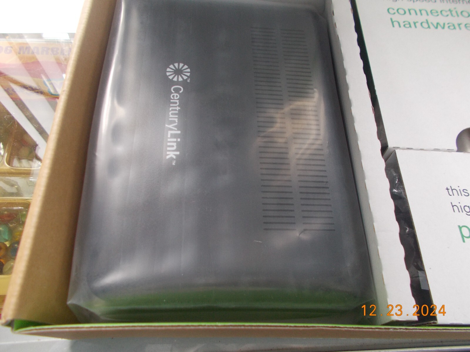 New in Box CenturyLink Model PK5001Z Wireless Modem Kit, Complete