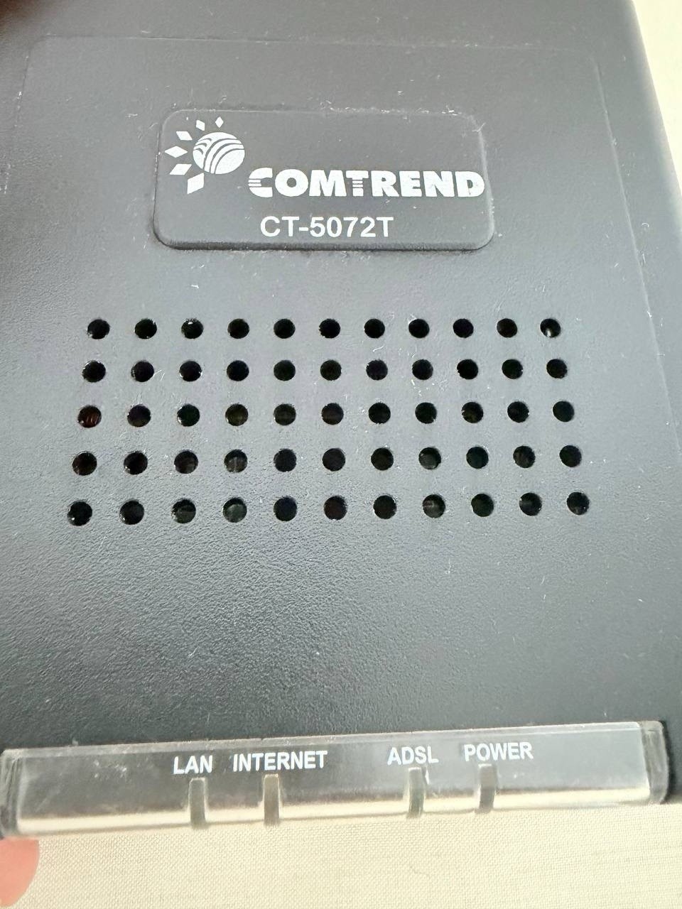 Comtrend CT-5072T ADSL2+ Modem 24 Mbps Ethernet RJ-45 Black MPN 722434-016